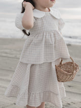 Seashell frill blouse