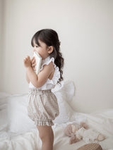 *Noeul.made* Muffin frill blouse