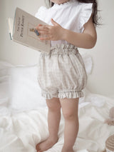 *Noeul.made* Muffin frill blouse
