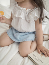 Blanche frill blouse