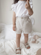 *Noeul.made* Muffin frill blouse