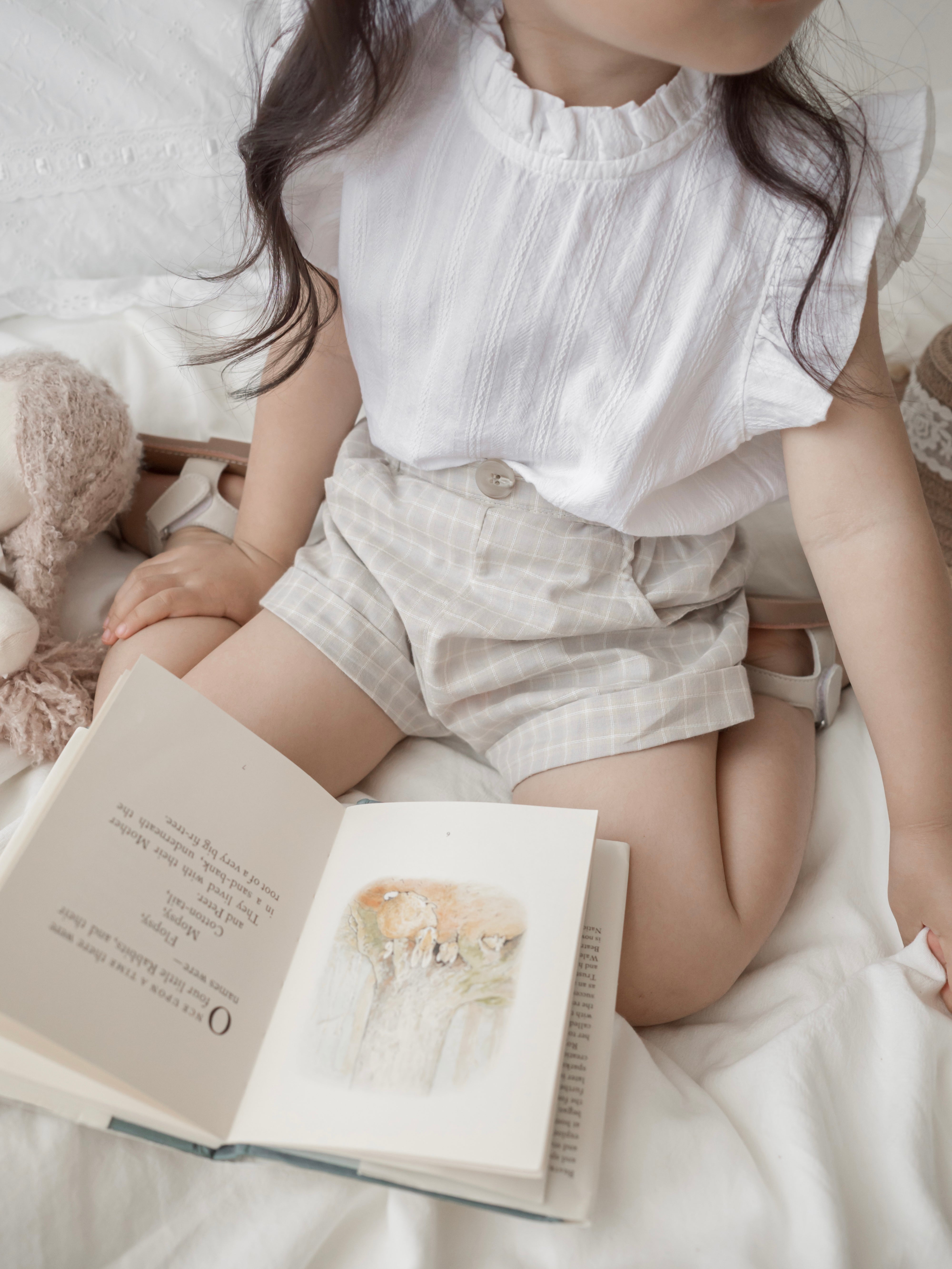 *Noeul.made* Muffin frill blouse