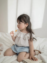 Blanche frill blouse