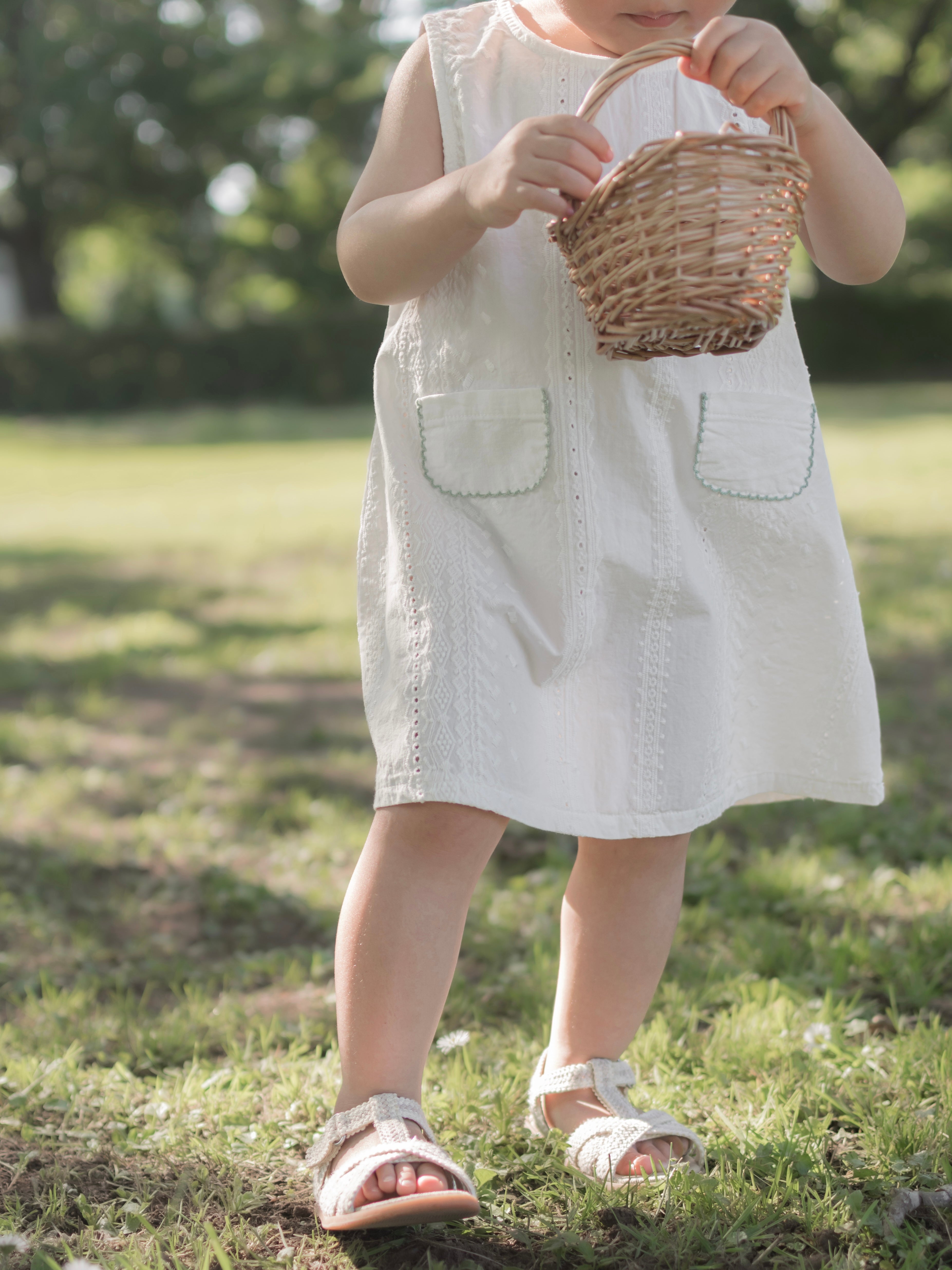 Lace pocket one-piece