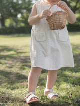 Lace pocket one-piece