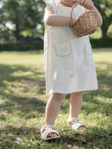 Lace pocket one-piece