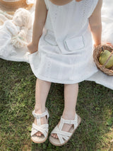 Lace pocket one-piece