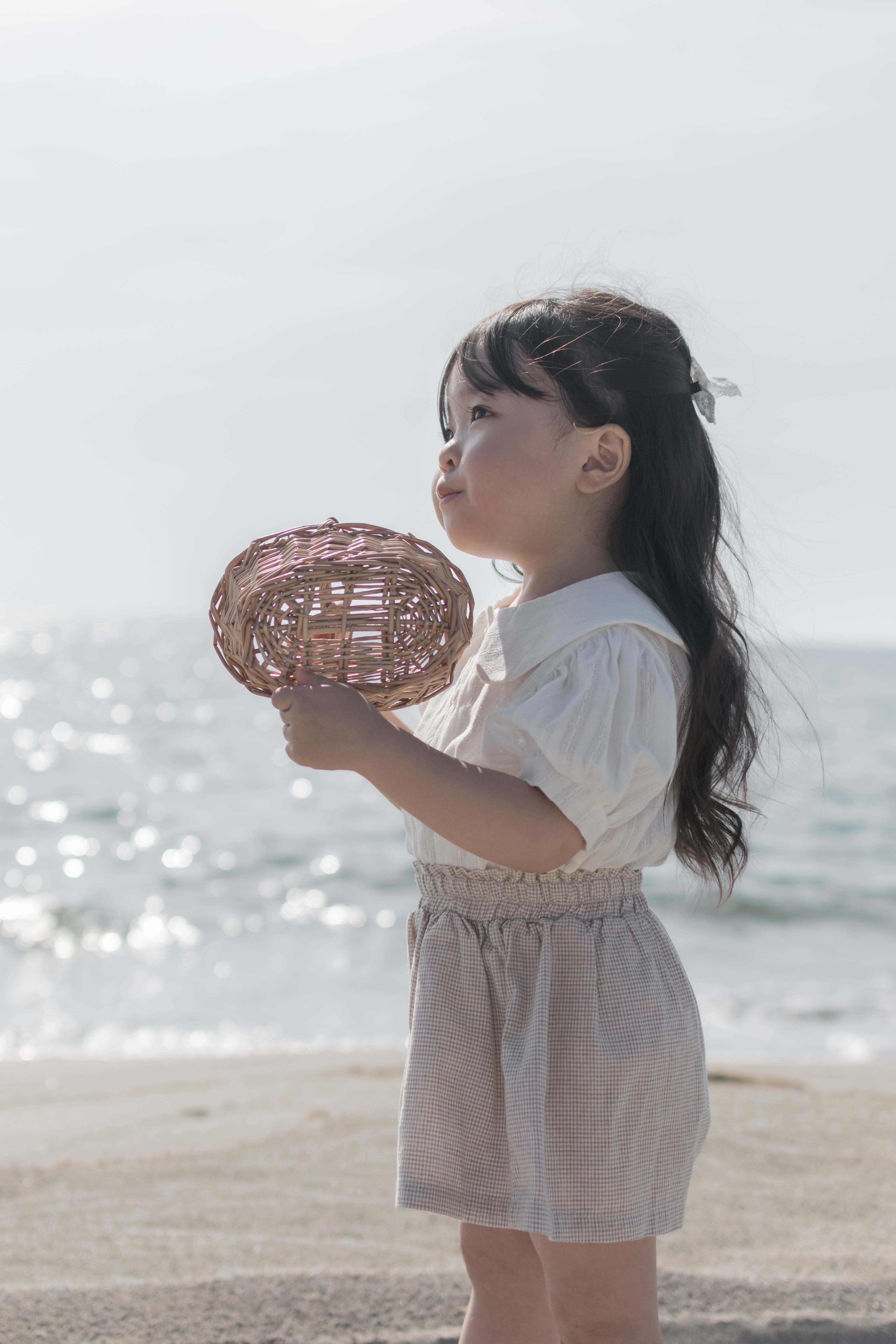Seashell collar blouse