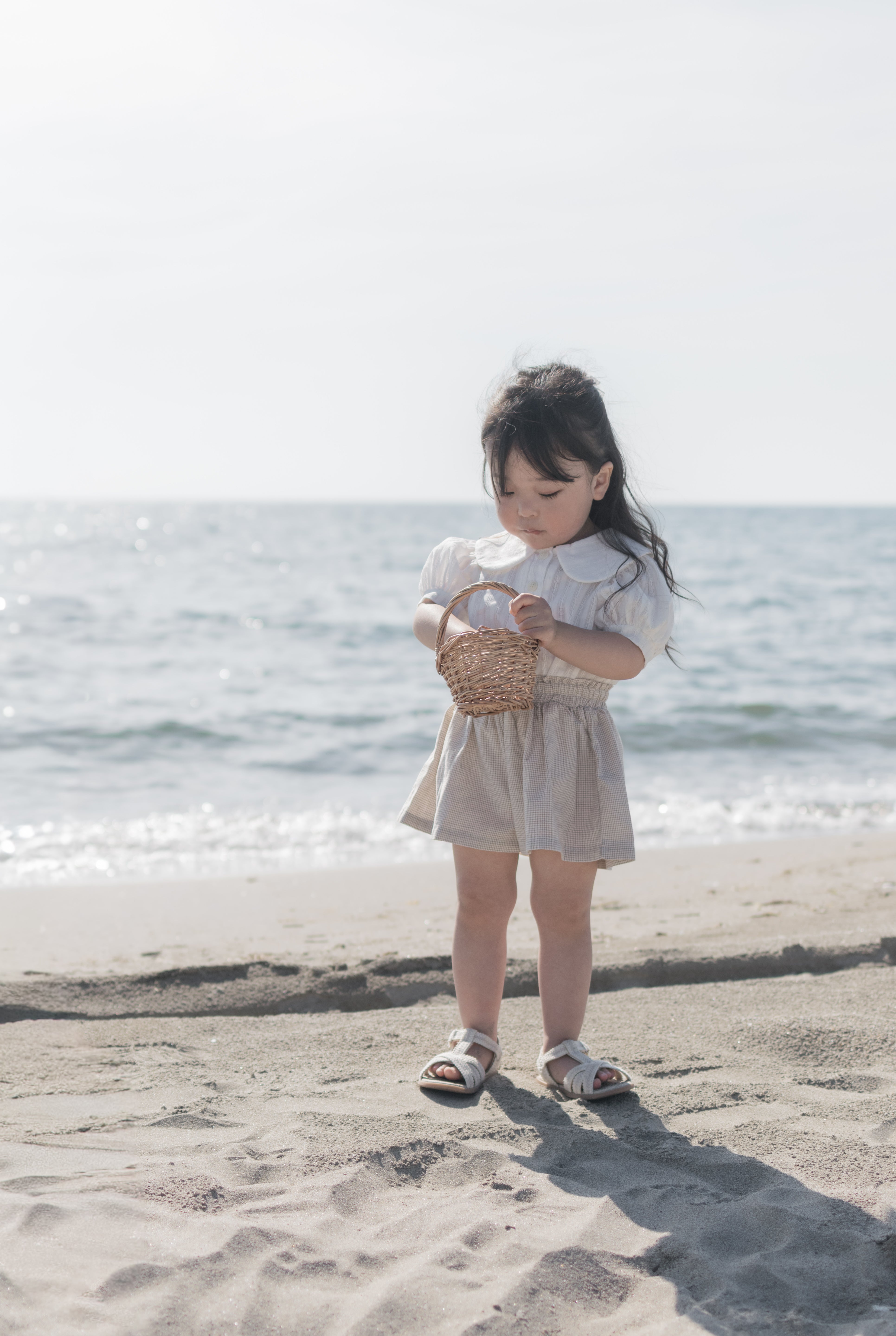 Seashell collar blouse