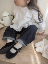 Shoulder frill blouse
