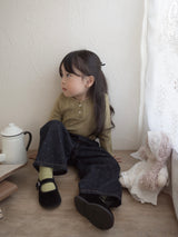 Dot denim pants