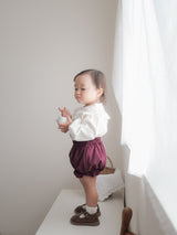 Heart corduroy frill bloomer