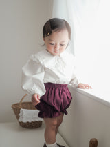 Heart corduroy frill bloomer