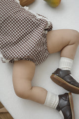 Petit lace suspender suit