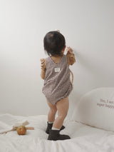 Petit lace suspender suit