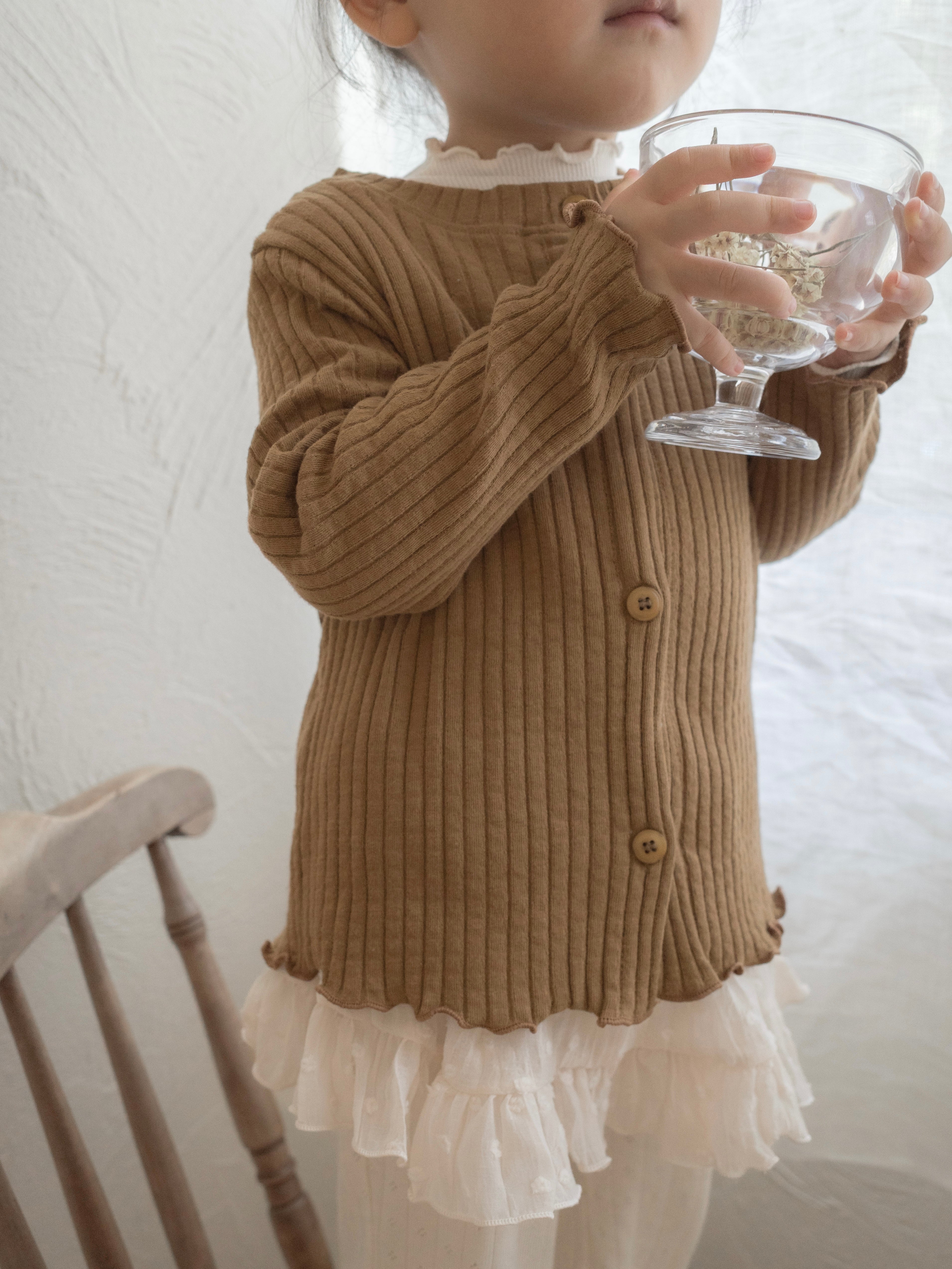 Ribbed Cardigan