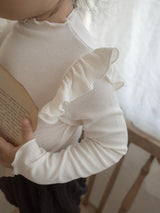 Ribbed Frill Tee