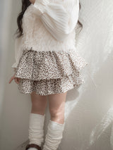 Mellow rib puff tops