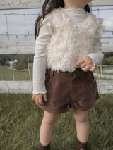 *Noeul.made* Chaton fluffy vest (baby & kids)