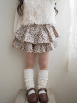 Leopard cancan pants