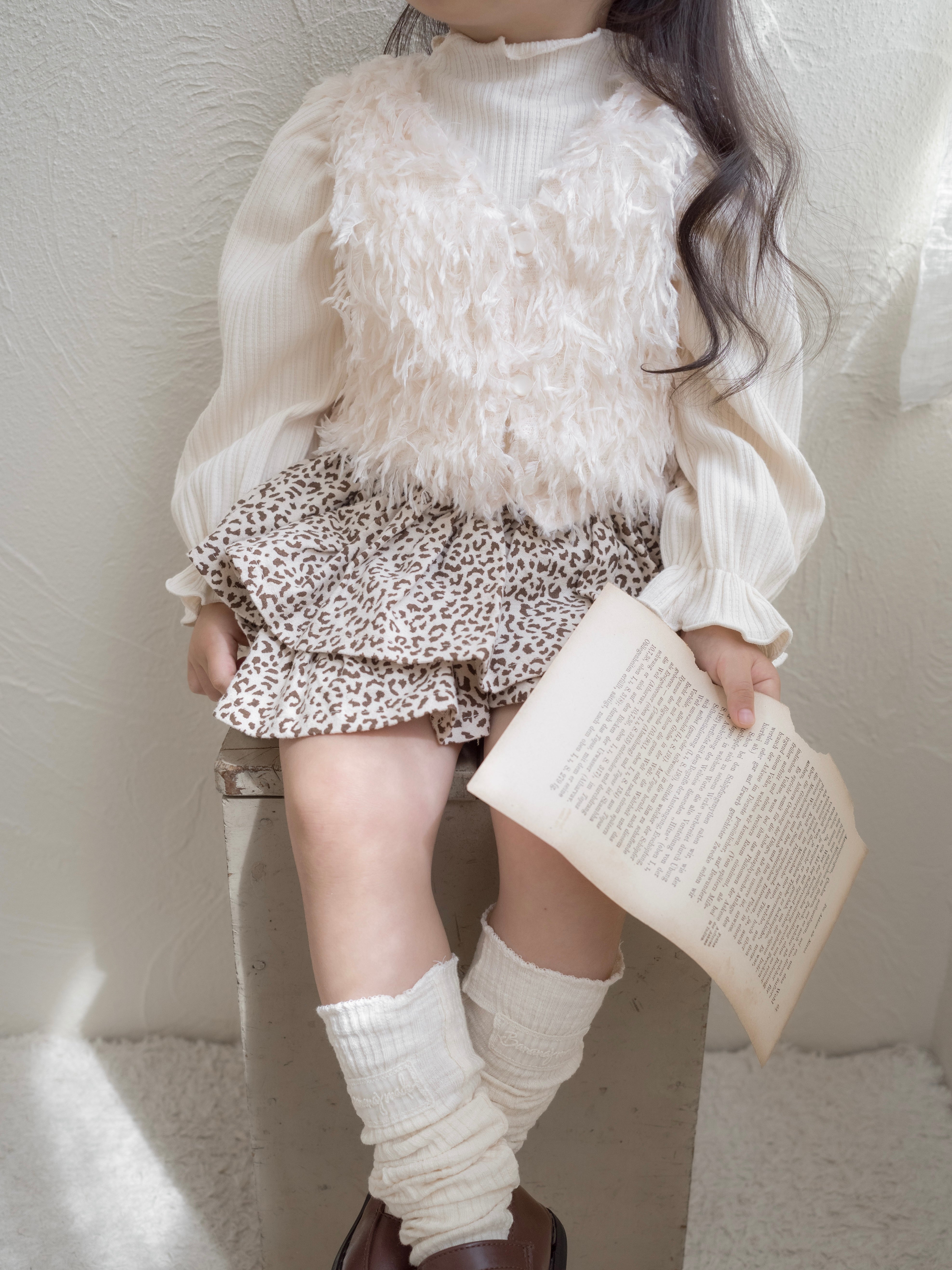 *Noeul.made* Chaton fluffy vest (baby & kids)