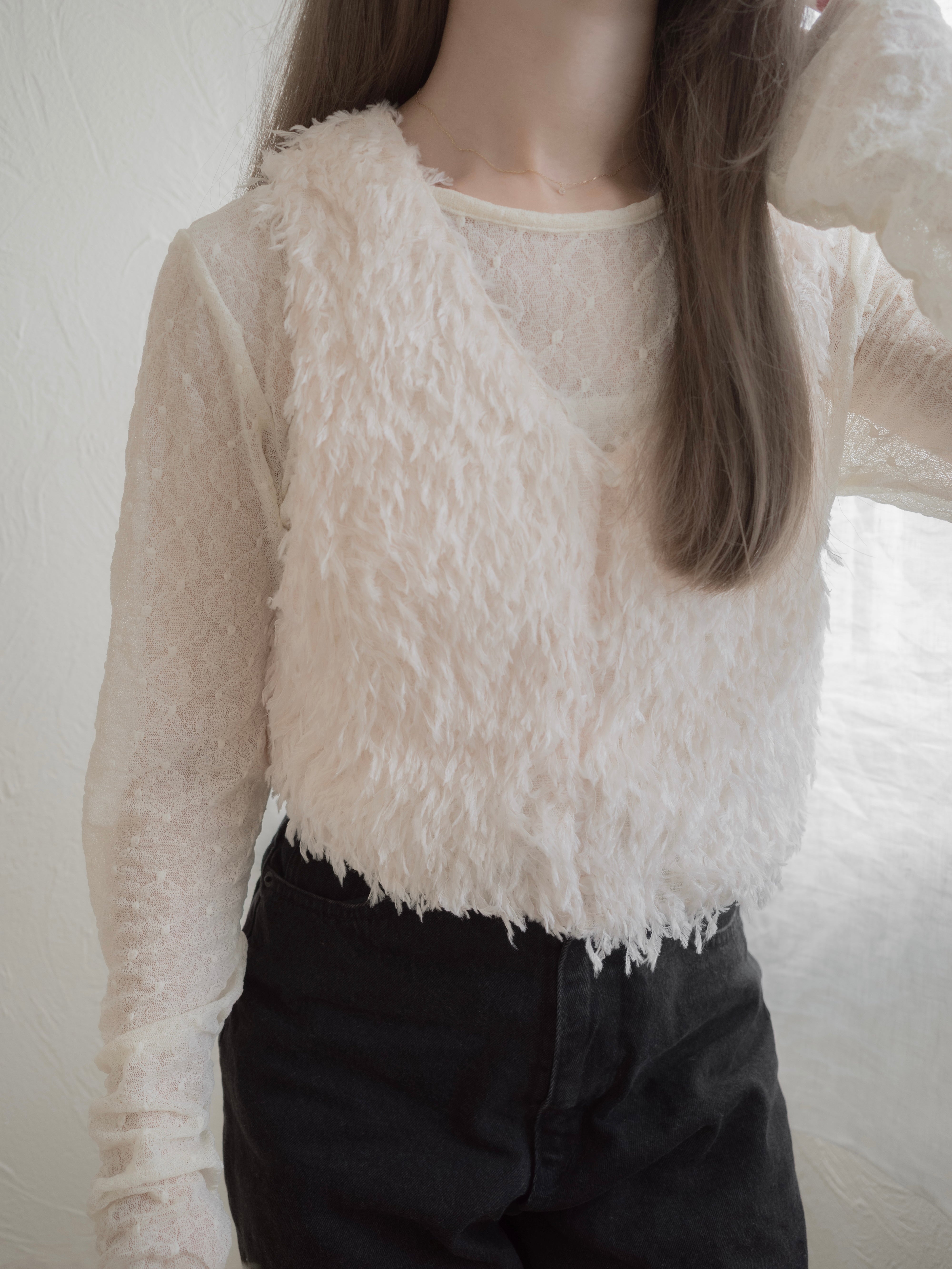 *Noeul.made* Chaton fluffy vest (mom)
