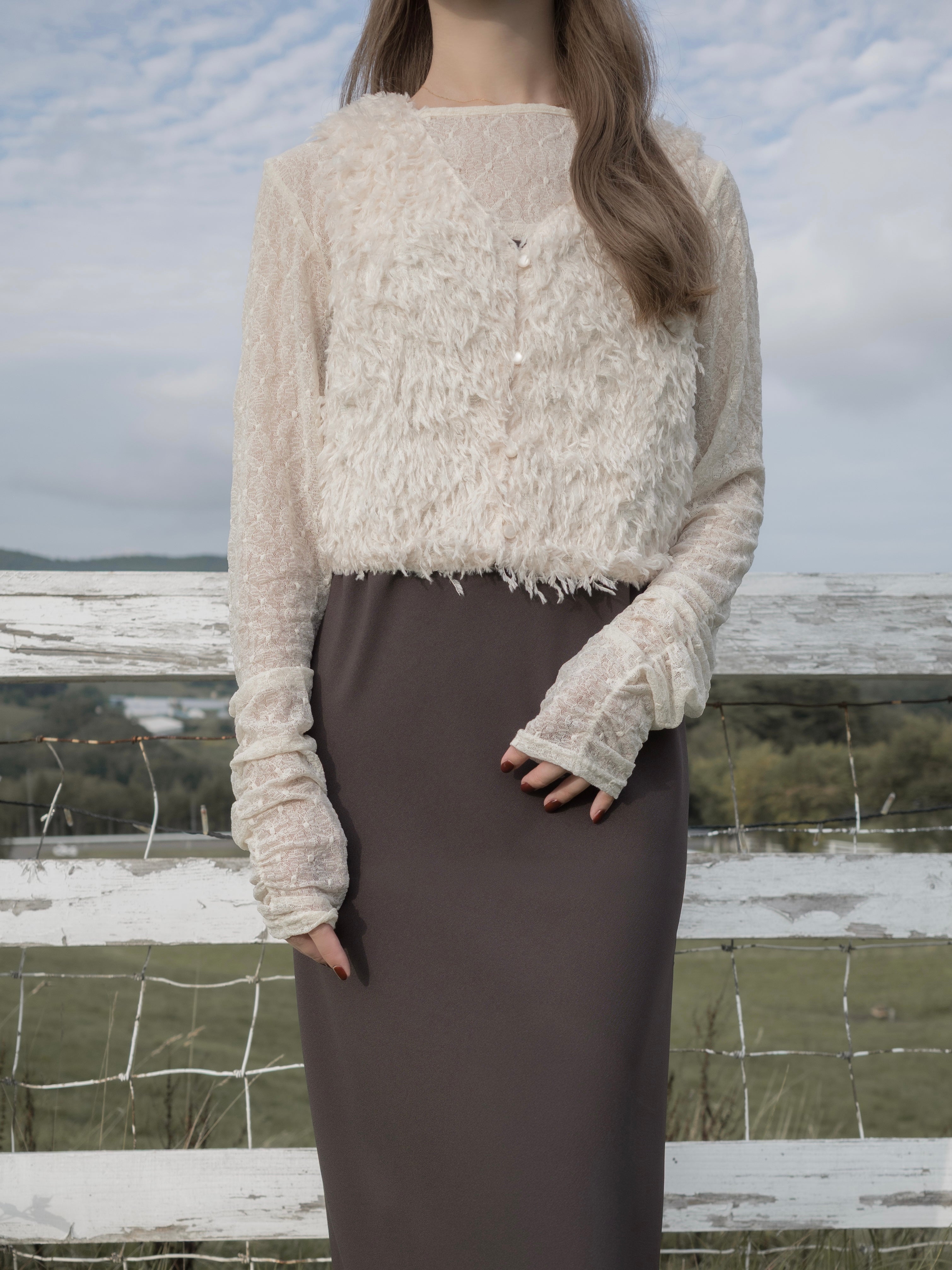 *Noeul.made* Chaton fluffy vest (mom)