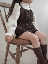 Mellow rib puff tops