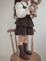 Mellow rib puff tops