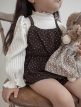 Mellow rib puff tops