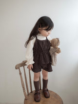 Mellow rib puff tops