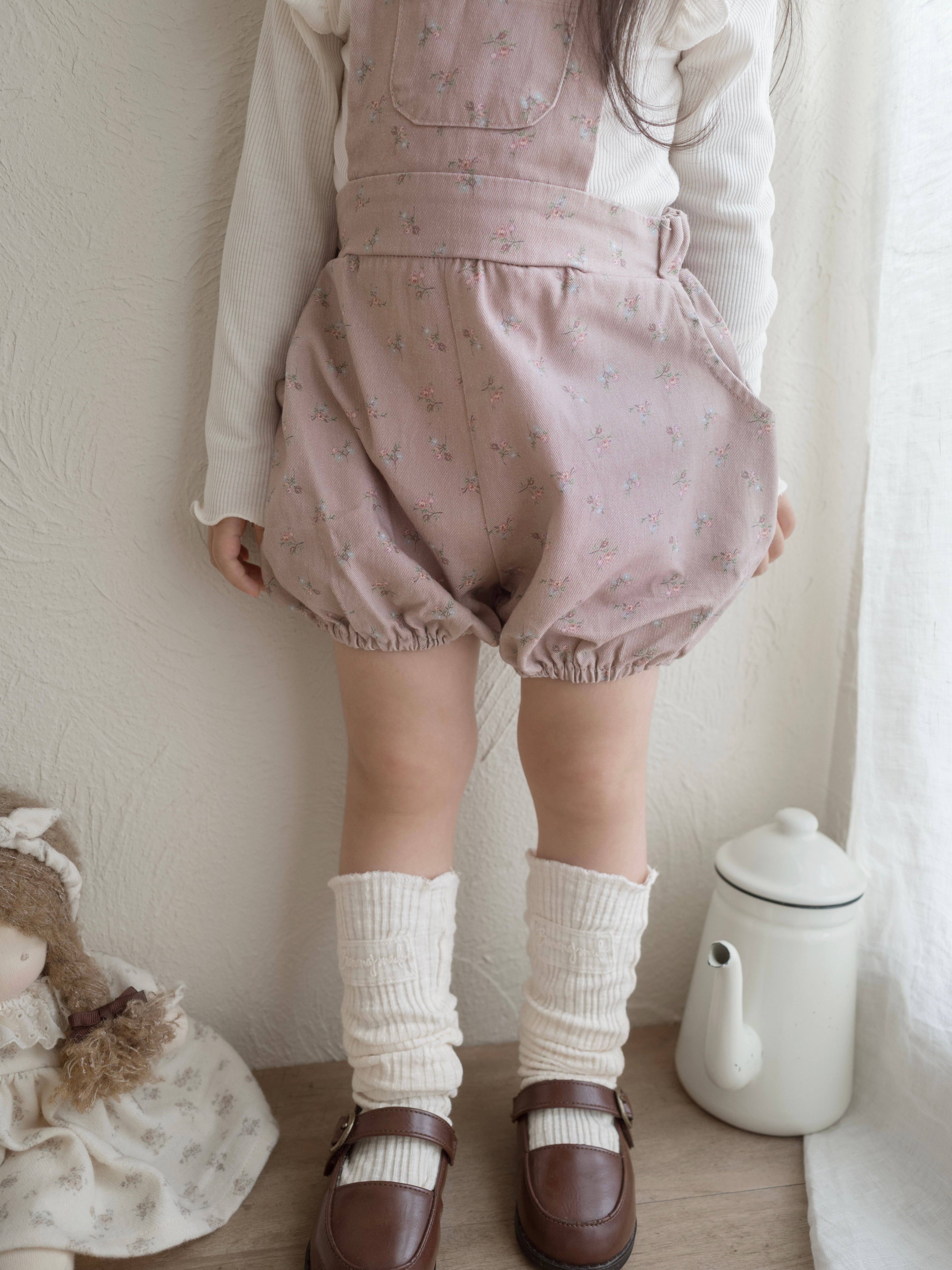 Pumpkin Suspender Pants