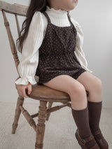 Mellow rib puff tops