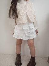 Mellow rib puff tops