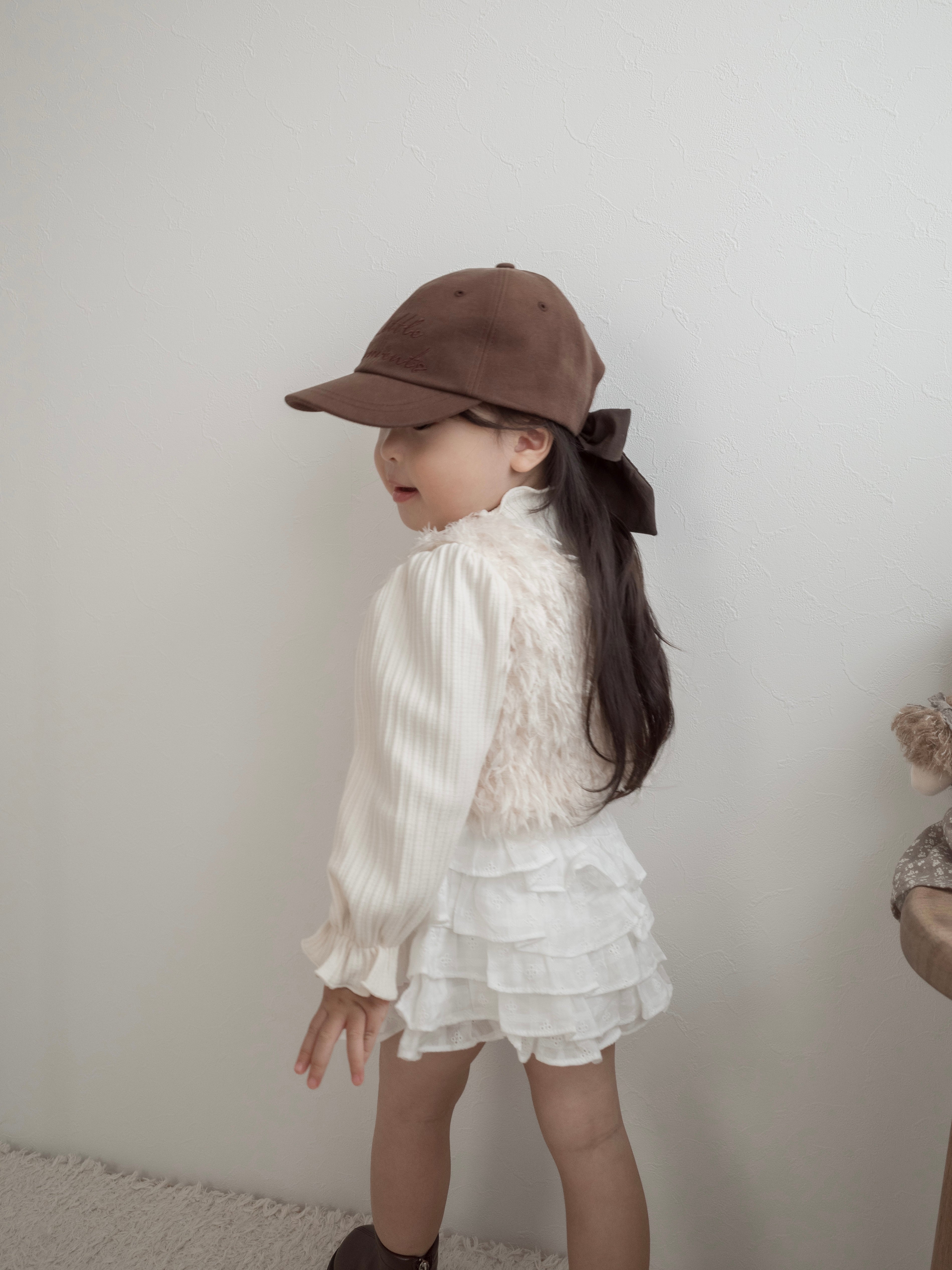 Mellow rib puff tops