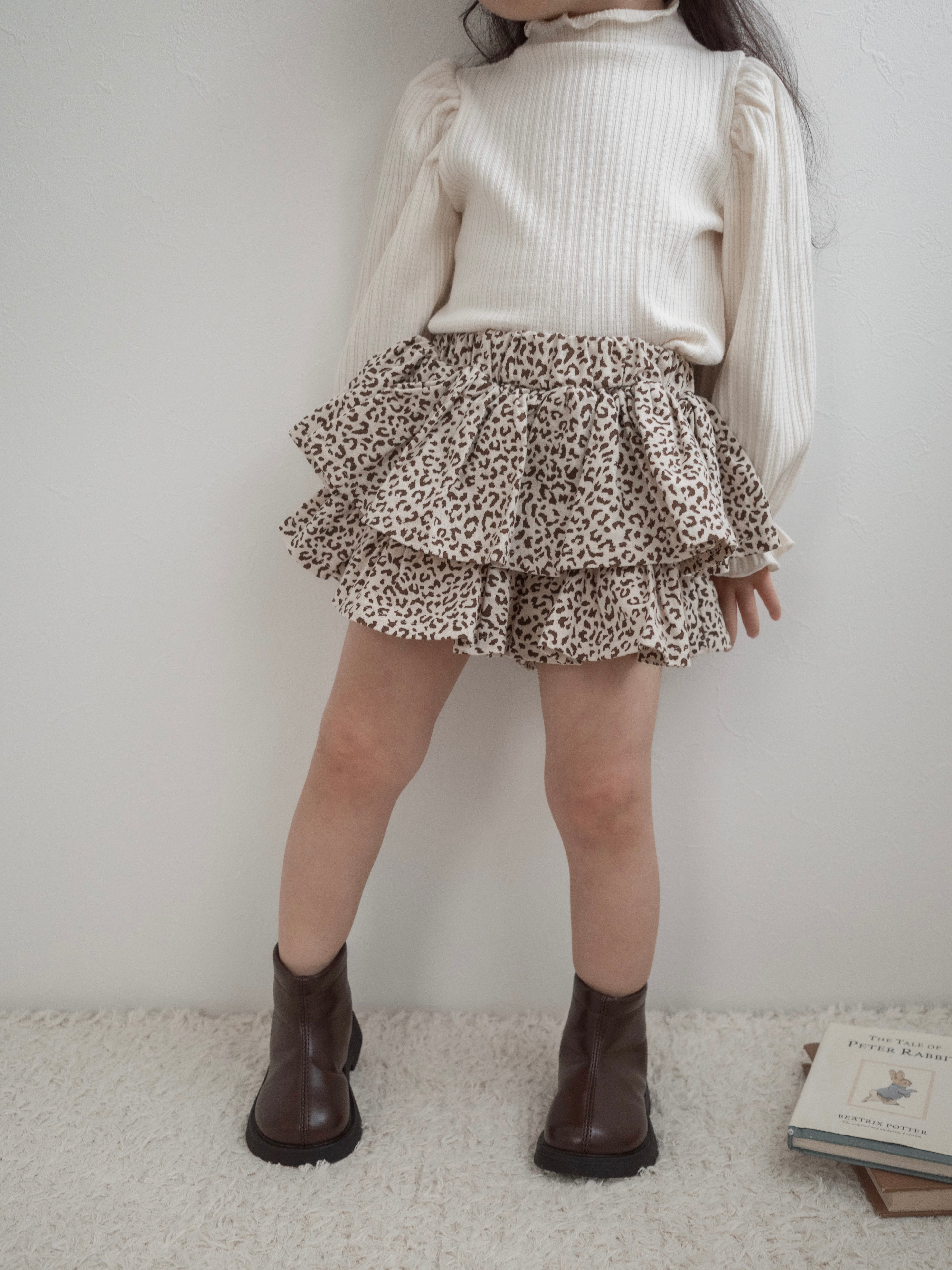 Mellow rib puff tops