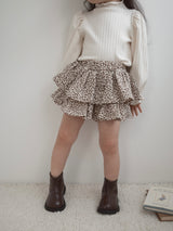 Mellow rib puff tops