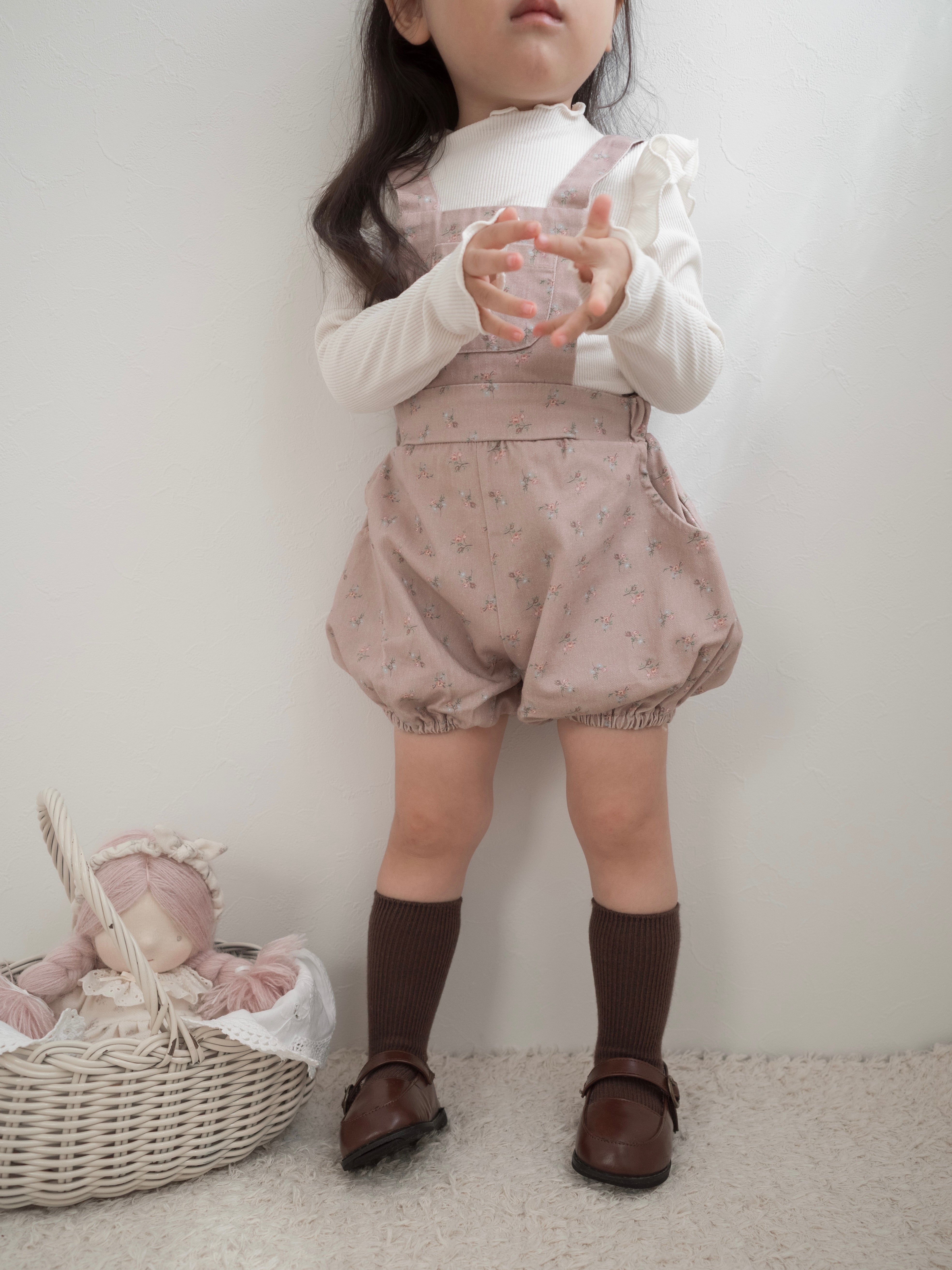 Pumpkin Suspender Pants