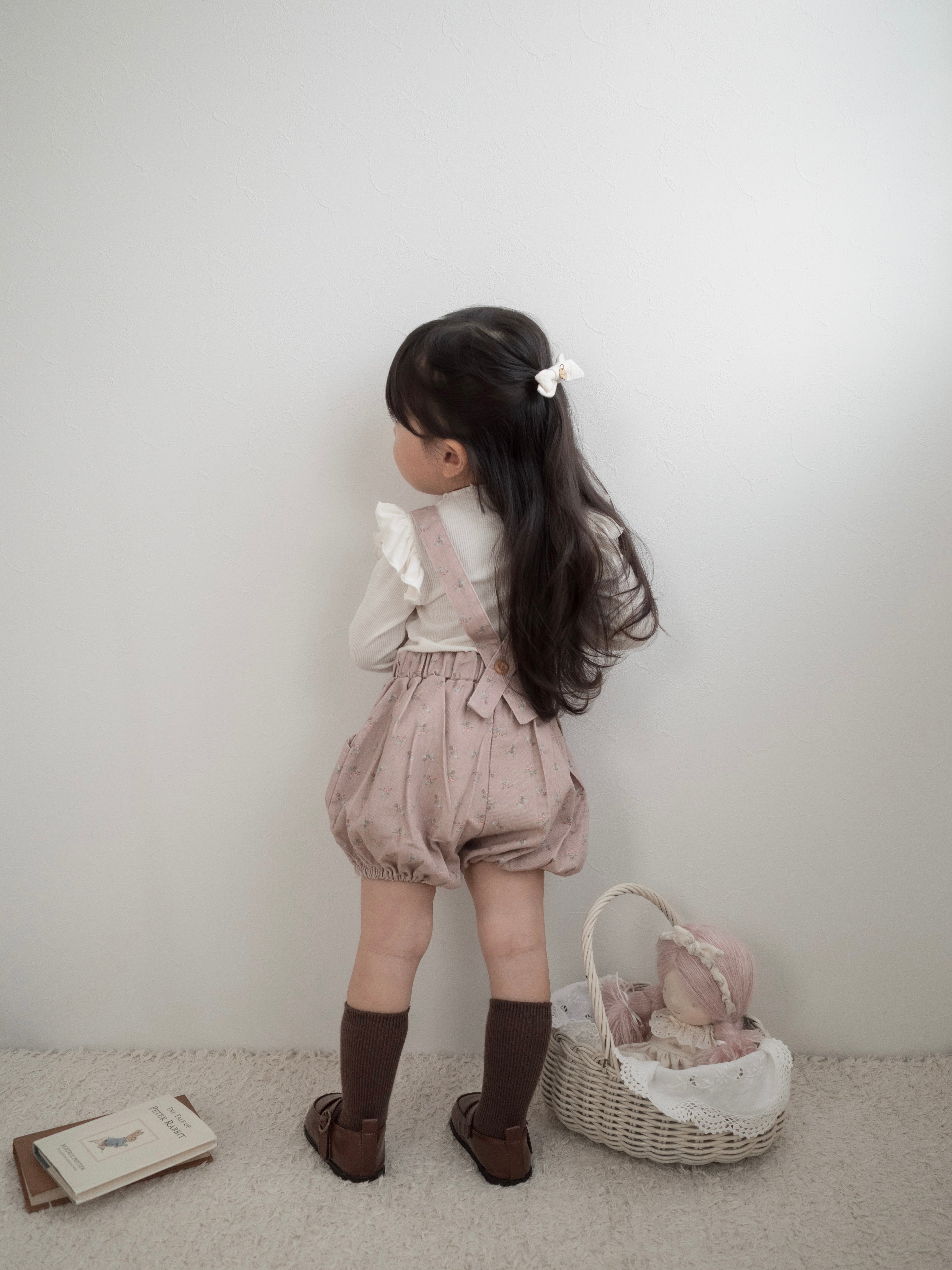 Pumpkin Suspender Pants