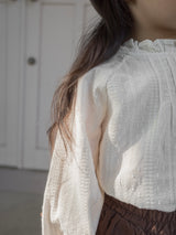 Flora tuck blouse