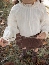 Flora tuck blouse