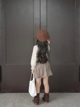 Small check skirt