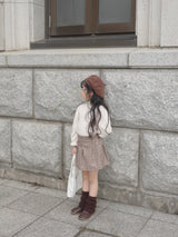 Small check skirt