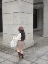 Small check skirt