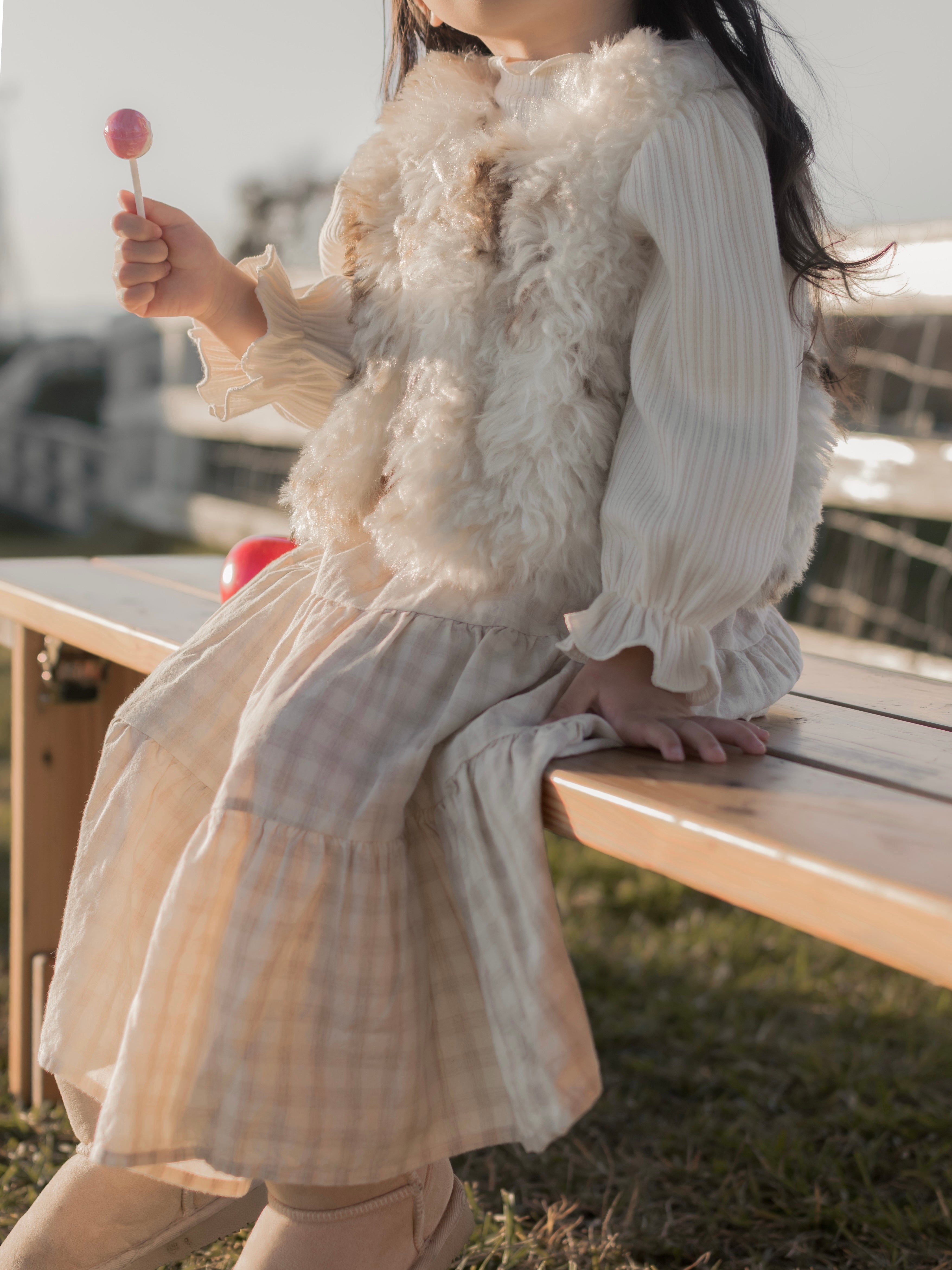 Mofmof fur vest