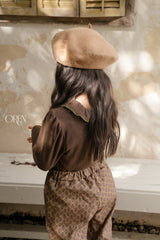 [OREN] Blooming frill picot tee