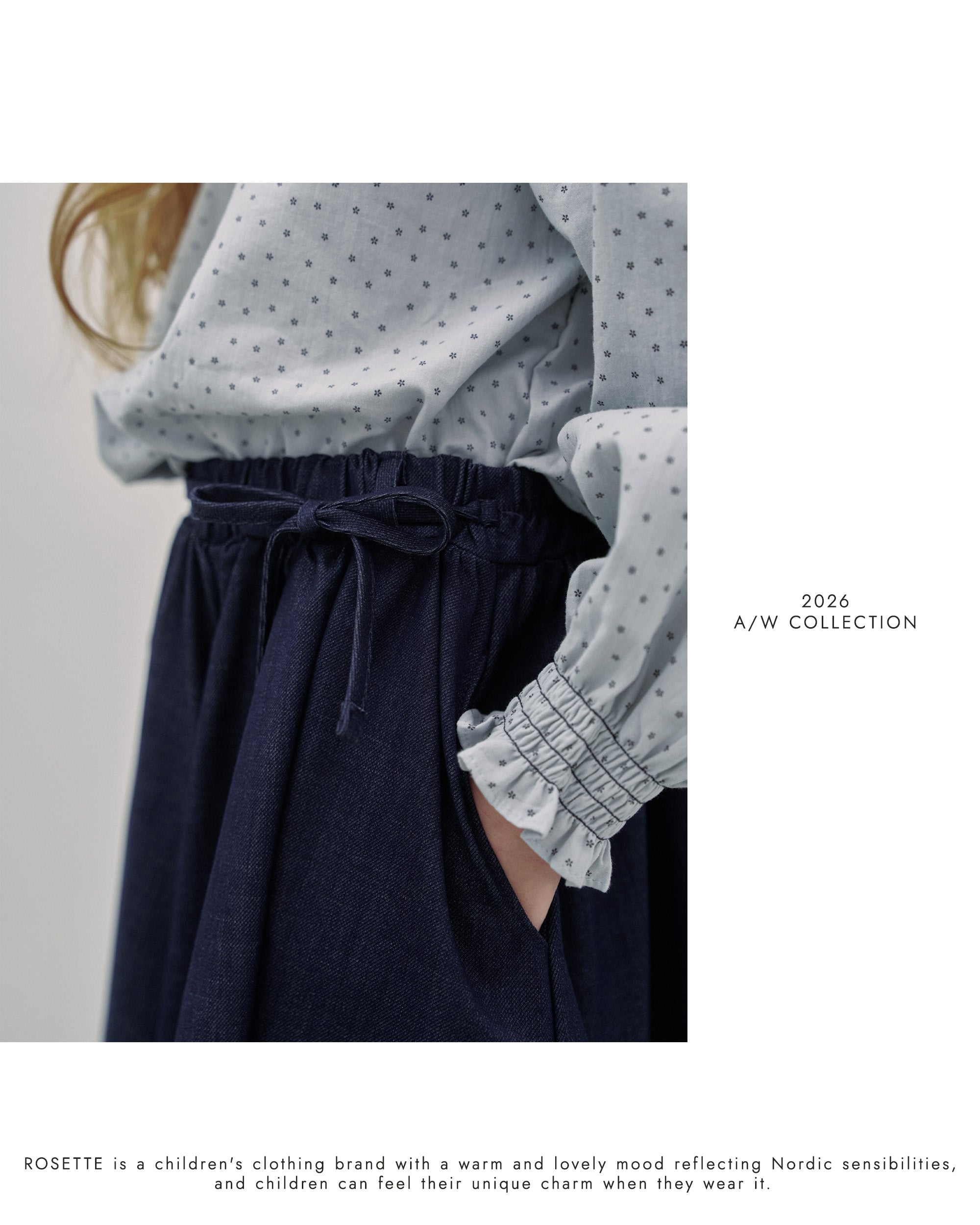［ROSETTE］Preppy pants