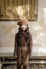 [OREN] Blooming frill picot tee