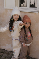 [OREN] Romi garden brushed sweatshirt set