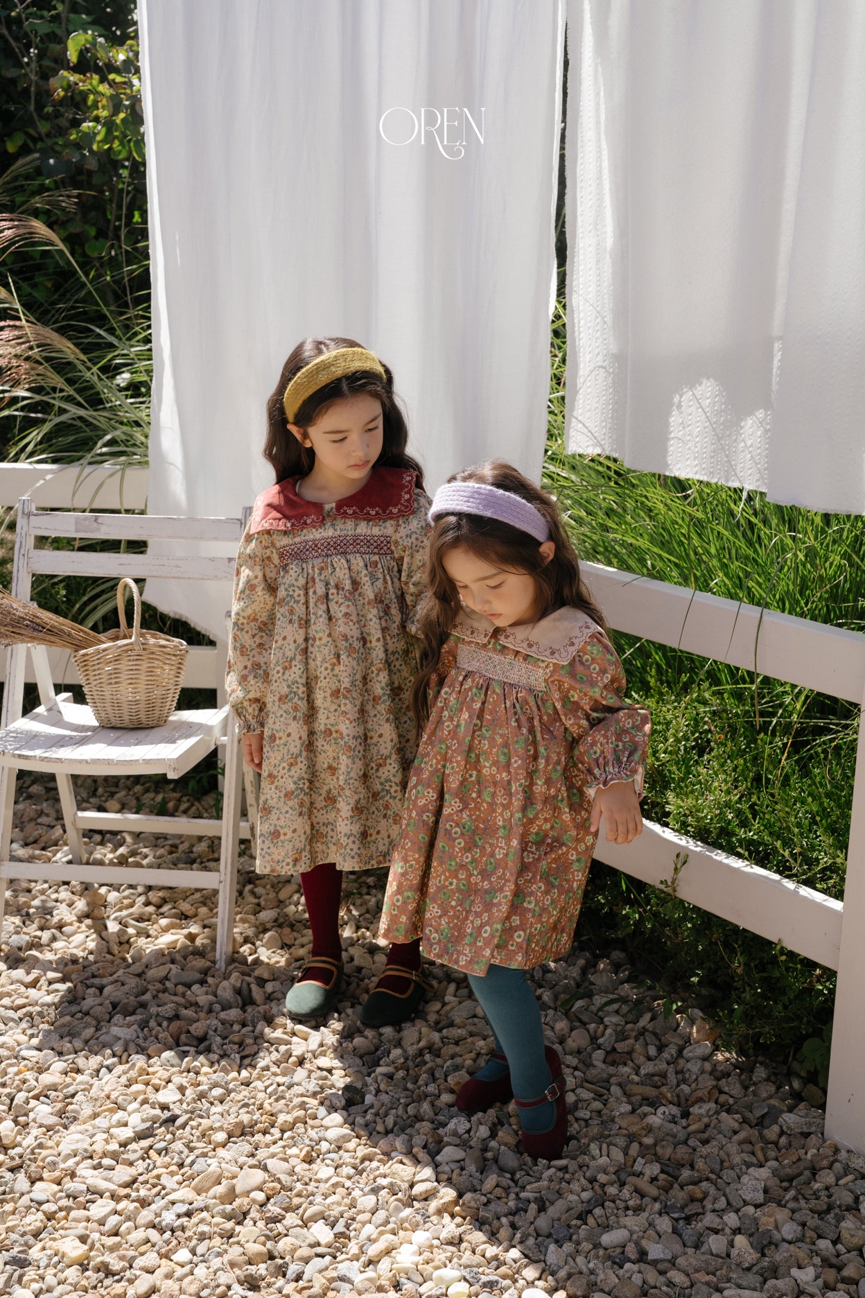 [OREN] Bonjour square collar dress